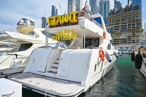 Celebrate Your Birthday in Style on luxury Yacht in Dubai Celebrate Your Birthday in Style on 75 FT Yacht in Dubai