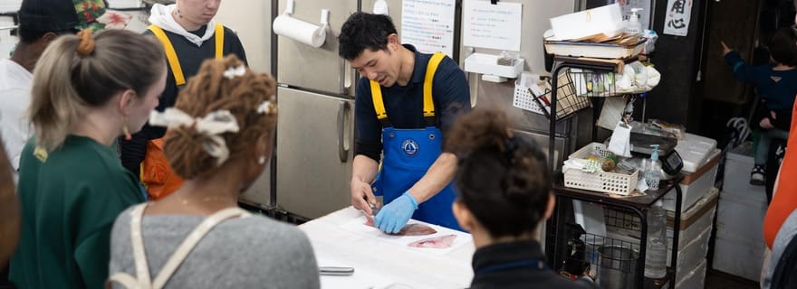 Cours de découpe du poisson