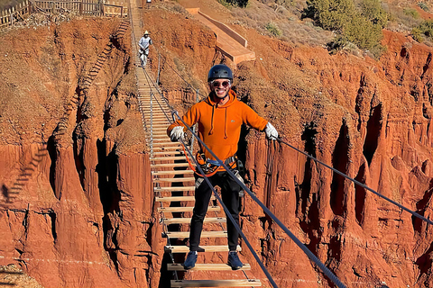 Zip-Line w górach Atlas i berberyjskich wioskach