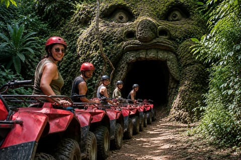 Ubud: ATV Quad Bike, Bali Gorilla Cave & Cretya Sunset Pool