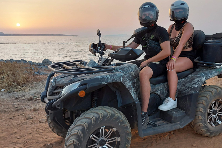 Crète : Safari en quad tout-terrain en soirée