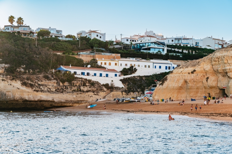 From Albufeira: Sunset Cruise and Beach BBQ with Open Bar