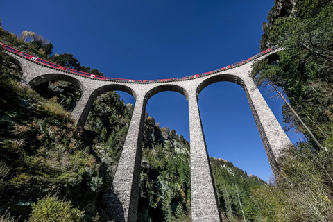 UNESCO Rhaetian Railway: Viaduct, Train Museum, St. Moritz Group of 8 Excluding Train Tickets