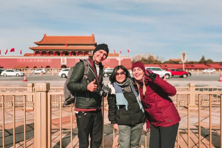 Pékin : Visite privée de Tian'anmen, de la Cité interdite et de la Grande MurailleGuide espagnol/français/italien/allemand/russe/arabe/anglais