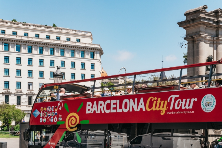 Hop-On Hop-Off Barcelona City Tour 1 or 2 Day 2-Day Hop-On Hop-Off