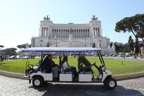 Roma: tour guidato di 3 ore in golf cart