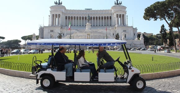 Rom: Private geführte Stadtführung mit dem Golfwagen Highlights Tour