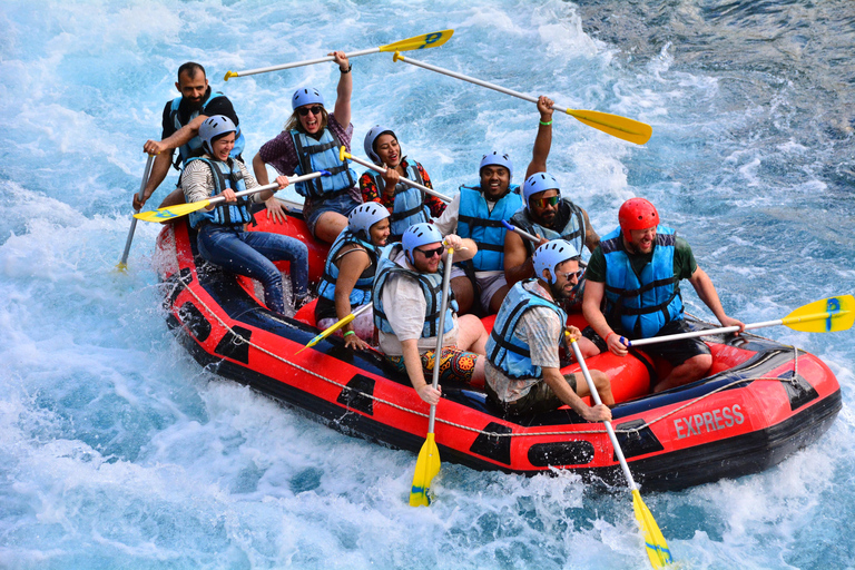 Aventura al aire libre en Alanya: rafting, jeep y quad con almuerzoPaquete Super Combo 4 en 1