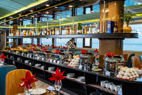 Hanoi: Aurora Halong Day Cruise - Lunch, Kayak, Swim, Cave from Halong: Cruise with Buffet, Kayaking (No transfer)