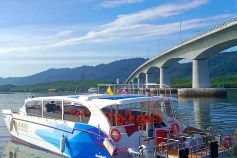 Från Koh Lanta: Transfer med motorbåt till/från Ao NangFrån Ao Nang till Ko Lanta