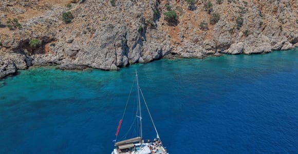 Panormo: Luxury Catamaran Cruise with Lunch & Open Bar