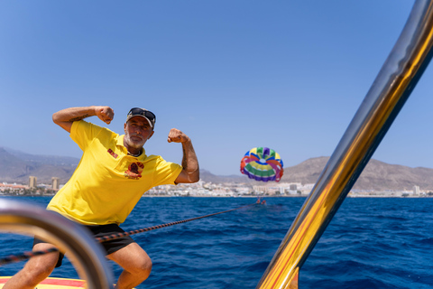 Tenerife: The Highest Parasailing Experience in Tenerife Tenerife: Parasailing Experience from Los Cristianos