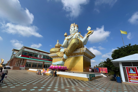 Biggest Ganesh, Pink Ganesha, Wat Paknam Cultural Day Tour Private Tour with Guide