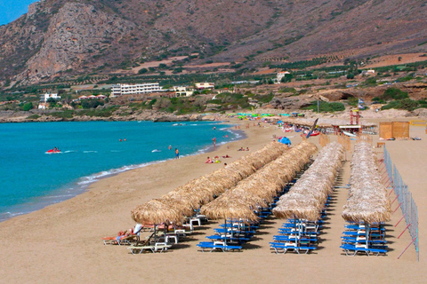 Au départ de La Canée : Excursion d&#039;une journée à la plage de Falassarna en autocar