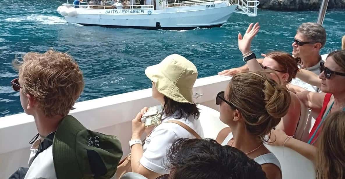 From Naples: Amalfi, Positano & Sorrento tour with boat ride — a boat tour from Naples, Italy