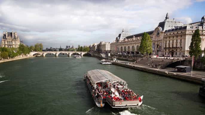 tour por parís en minibús deluxe y crucero por el sena