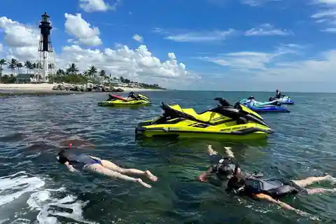 Boca Raton: Private Jet Ski Tour with Optional Snorkeling