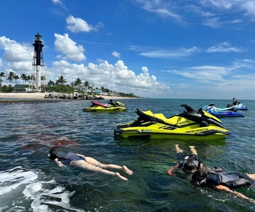 Boca Raton: Private Jet Ski Tour with Optional Snorkeling
