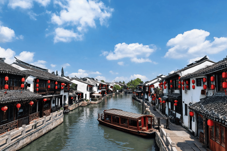 From Shanghai: Zhujiajiao Water Town Day Trip with Boat Ride