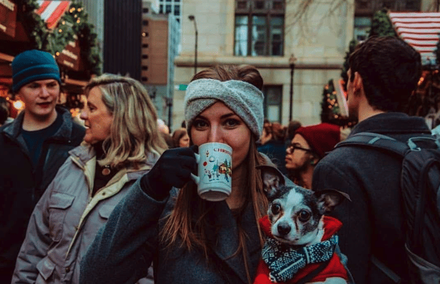 Chicago: Geführter Weihnachtsspaziergang und Verkostung