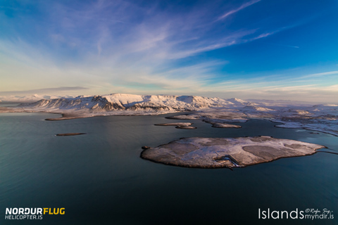 Reykjavik : vol panoramique en hélicoptère jusqu’au sommet