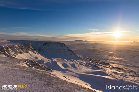 Reykjavik : vol panoramique en hélicoptère jusqu’au sommet