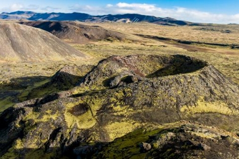 Ab Reykjavík: Helikopterflug über malerische Vulkankrater