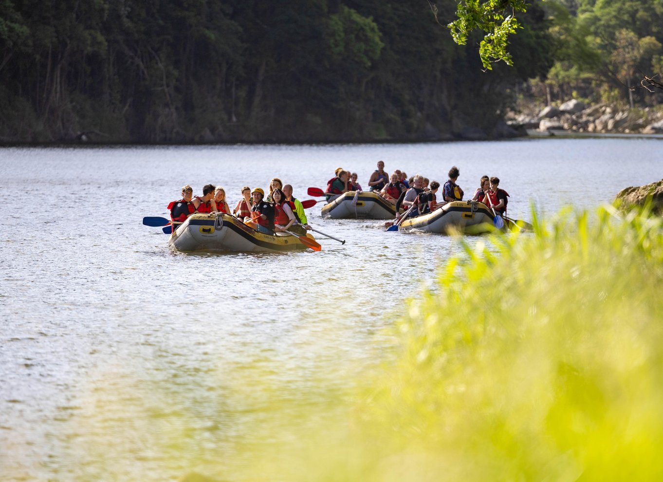 Barron Gorge: Halvdags Barron River White-Water Rafting