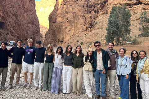 From Fes: 3-Day Merzouga Desert Tour to Marrakech Standard Desert Camp Experience (Shared Facilities)