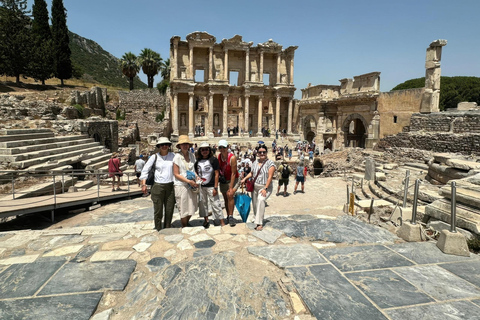 From Kusadasi Port: Ephesus Ancient City Tour with LunchSmall Group Tour to Ephesus Ancient City