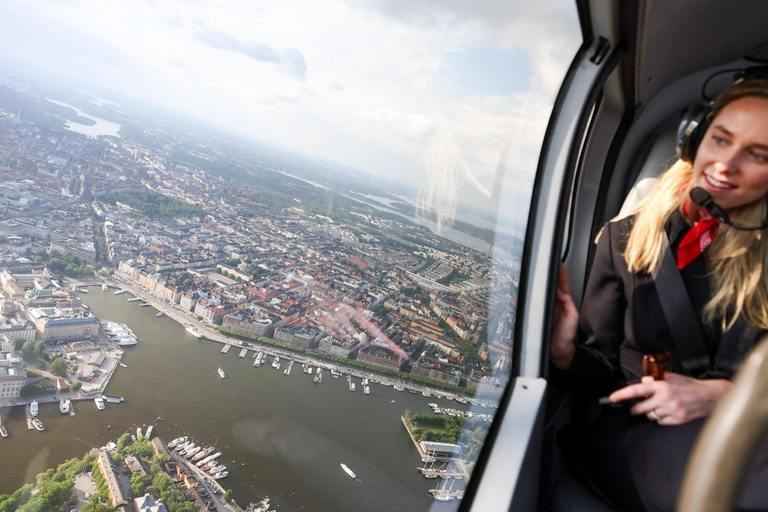 Stockholm Helicopter Tour with Lunch at Grinda
