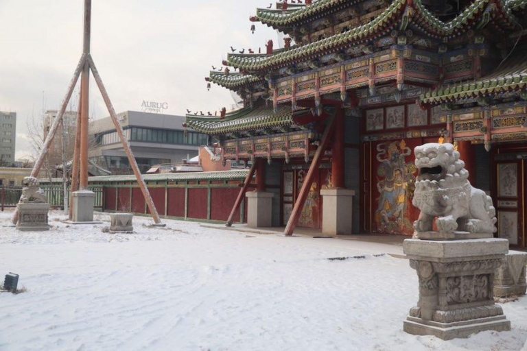 Excursion d&#039;une journée en Mongolie hivernale