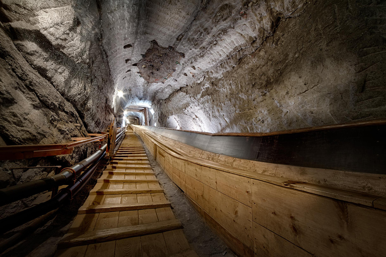 Krakow: Bochnia Salt Mine Tour, Underground Cruise & Pickup German tour from meeting point