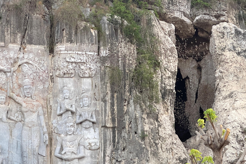 Siem Reap a Battambang: Trem de bambu e caverna de morcegos