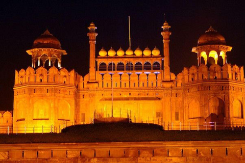 Guidad tur: Red Fort Light &amp; Sound Show med guide