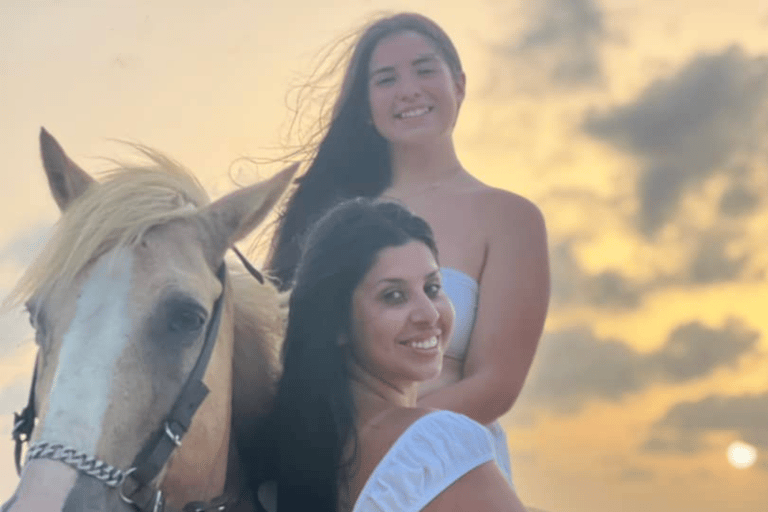 Puerto Rico : Balade à cheval au coucher du soleil sur la plage