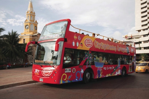 Cartagena: Hop-on Hop-off Bus Tour & Optional Attractions 2-Day Hop-On Hop-Off Bus Tour