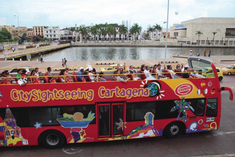 Cartagena: Hop-On/Hop-Off Bustour & optionale Attraktionen1-tägige Hop-On/Hop-Off-Bustour