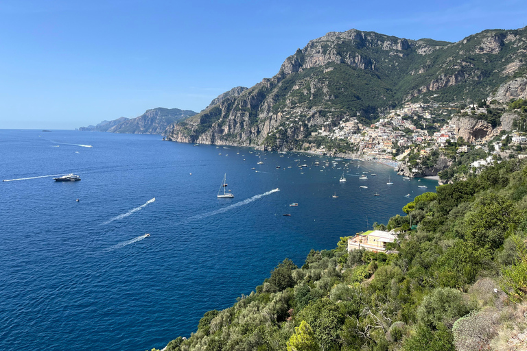 De Positano: Costa Amalfitana e aula de culinária com transfer