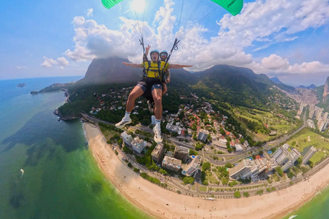 Rio de Janeiro: Tandem Paragliding Flight with Photos and Video Hang gliding flight
