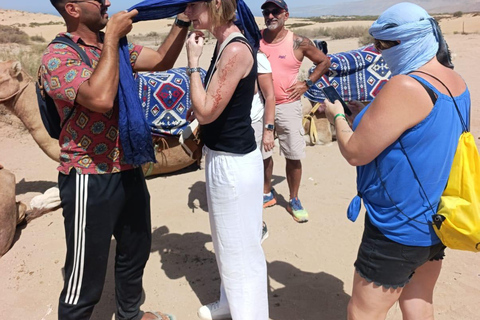Agadir: Taghazout, Aghroud Village & Timlalin Desert Tour