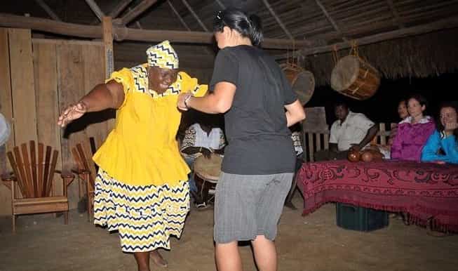 drumming dancing dinner in southern belize
