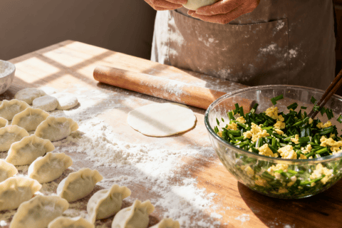 上海：新昌古镇之旅和饺子制作课上海：新昌古镇之旅和饺子课