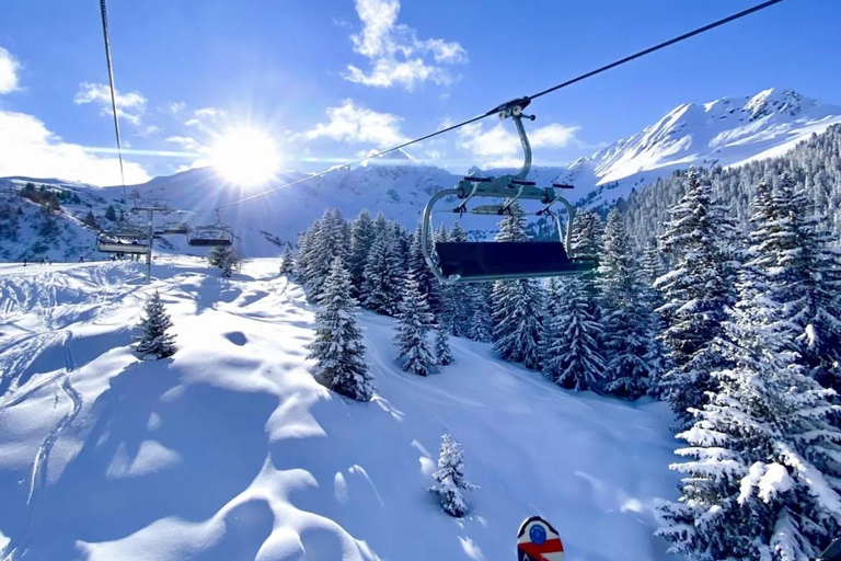 Desde Cannes o Niza: Excursión de un día a esquiar en los Alpes