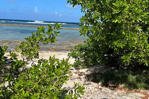 Saint-François tour: Donut BBQ Boat swim, Pointe des Châteaux Saint-François Tour: Donut BBQ Boat Swim, Pointe des Châteaux