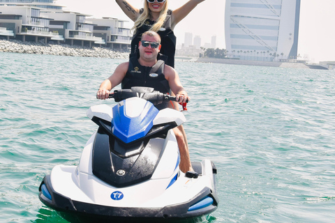 Dubai: Jet Ski Experience with Burj Al Arab Photo Stop Dubai: Jet Ski Adventure with Palm Jumeirah Views