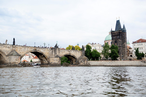 Prag: Stadsrundtur med båttur på Moldau-floden