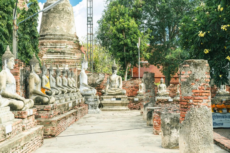 Bangkok: Ayutthaya Temples Day Trip with Sunset Cruise