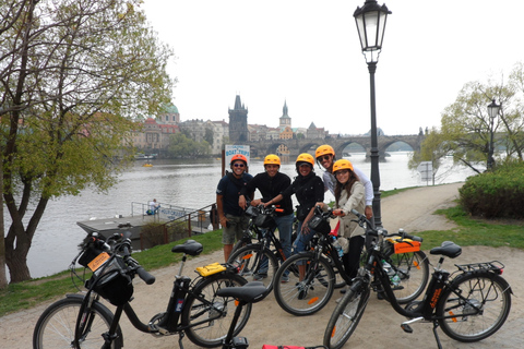 Praag 3-uur durende sightseeingtour per elektrische fiets