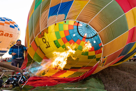 Mallorca: Ballonfahrt bei Sonnenuntergang